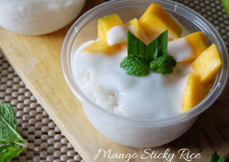 Cara Gampang Membuat 11. Mango Sticky Rice Ekonomis, Lezat