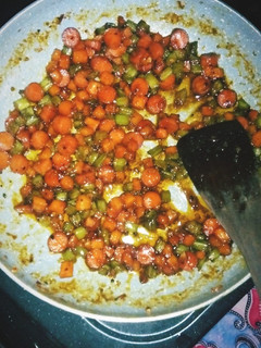 Foto resep Buncis - wortel - sosis Lada Hitam