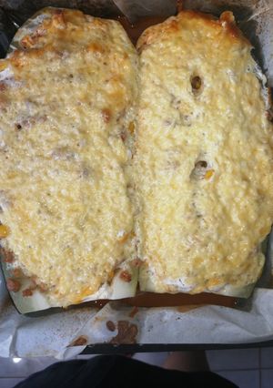 Töltött cukkini recept fotója