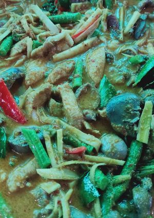รูปของ แกงไก่หน่อสับปะรด
