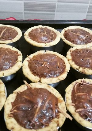 Foto resep Pie coklat campur keju