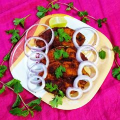 A picture of Homemade Pomfret Fish Fry.