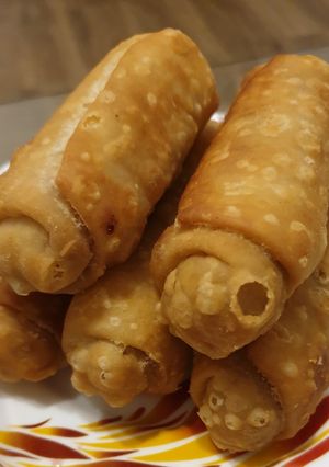 A picture of Paneer Cigars (Cottage Cheese Cigars).