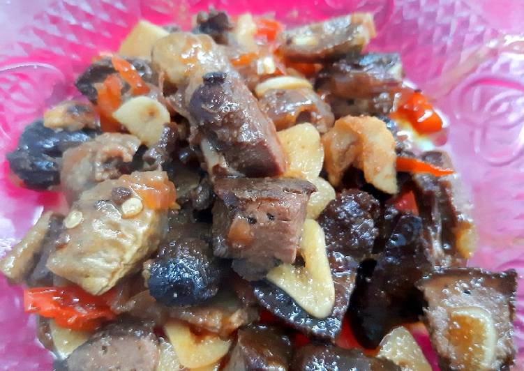 Langkah mengolah Oseng Ati Ampela, Lezat