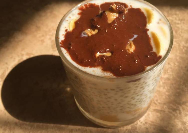 Easiest Way to Make Speedy Peanut Butter and Chocolate Chia Dessert