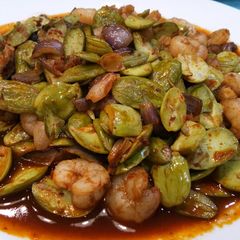 A picture of Petai With Prawn in Sambal.