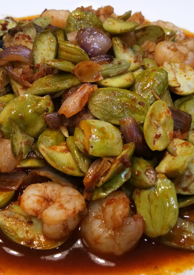 A picture of Petai With Prawn in Sambal.