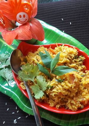 A picture of Tawa Pulao (Flavours of rice).