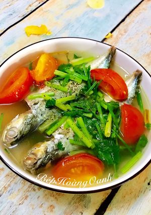Hình của món Canh Cá Bạc Má Nấu Ngót.