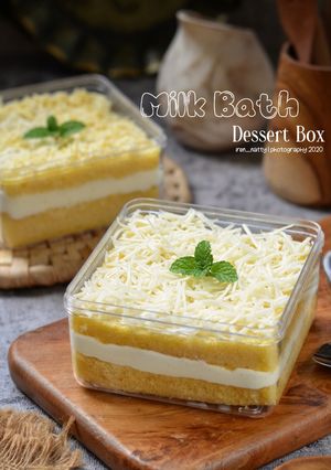Foto resep Milk Bath Dessert Box
