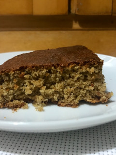 Una foto de Torta de banana y avena