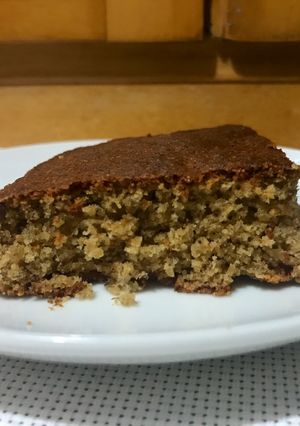 Una foto de Torta de banana y avena