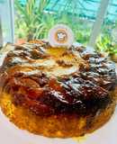 🥮TORTA🥮 INVERTIDA DE 🍐PERA 🍐 Y 🍑 DURAZNO🍑