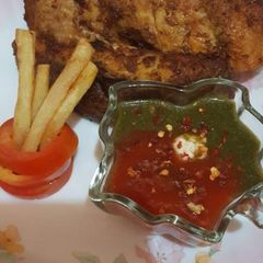 A picture of Fried fish.