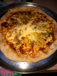 Una foto de Pizza casera