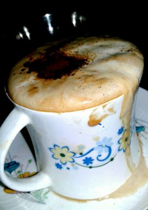 A picture of Hot coffee.