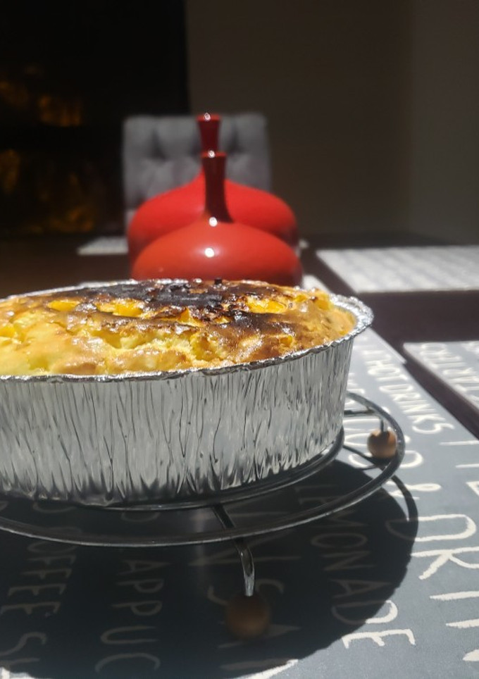 Una foto de Soufflé de choclo Sin grasa y libre de gluten