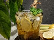 Gambar teh sereh lemon
