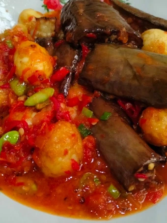 Recipe Sambal terong pete telur puyuh the Delicious Appealing