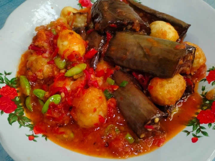 Recipe Sambal terong pete telur puyuh the Delicious Appealing