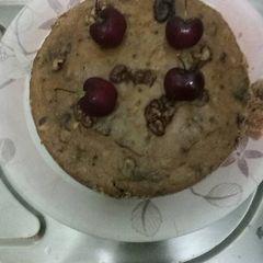 A picture of Banana wolnut cake.