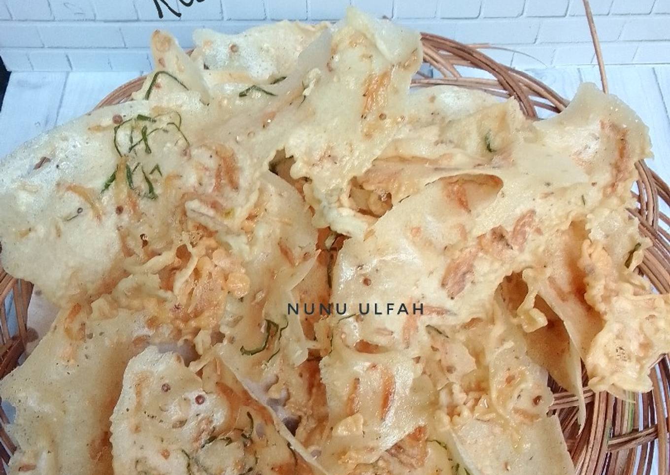 Peyek Udang Rese/ Rebon Tanpa Santan