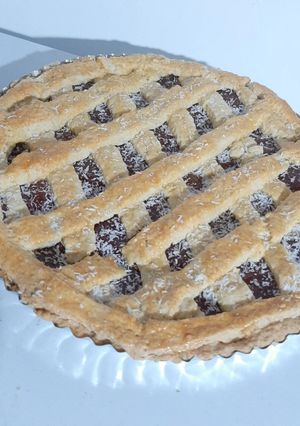 Una foto de Pastafrola de membrillo