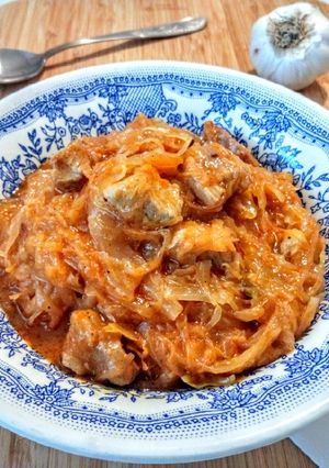 Húsos káposzta recept fotója