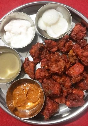 A picture of Chicken Pakoda.