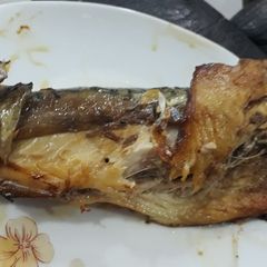 A picture of Oven grilled fish.