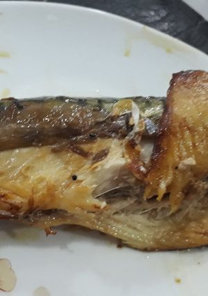 A picture of Oven grilled fish.