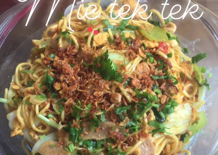 Resep Mie tek tek yang Lezat Sekali