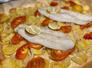 Foto principal de Panga al horno con verduritas