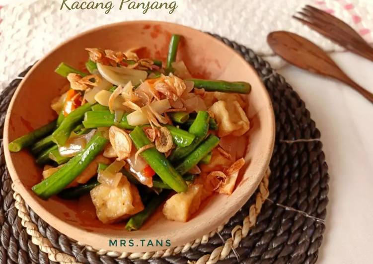 Tumis Tahu Kacang Panjang Tumis Tahu Kacang Panjang