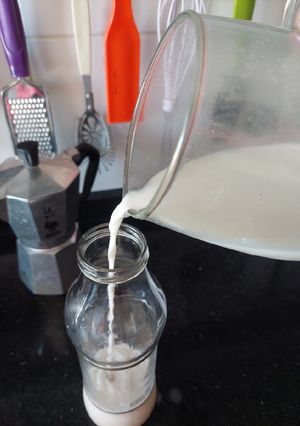 Una foto de Leche vegetal de Almendras y castañas de cajú 💯
