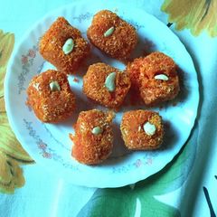 A picture of Petha barfi.