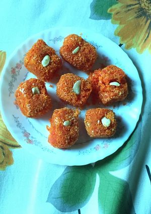 A picture of Petha barfi.