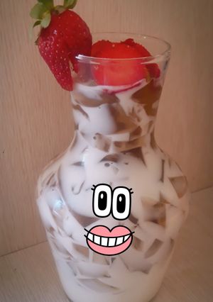 Foto resep Es jeli cincau susu