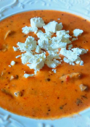 A picture of Annika's Tomato Soup.