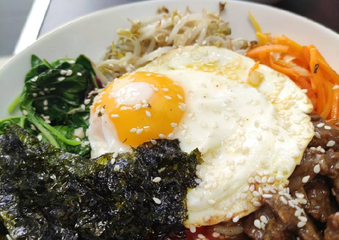 Bagaimana Menyiapkan Bibimbap (Nasi Campur Korea) Anti Gagal