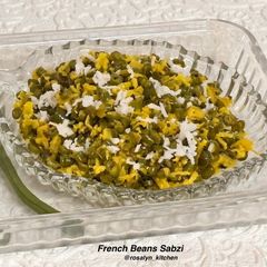 French Beans Sabzi – Quick Healthy Side A picture of French Beans Sabzi – Quick Healthy Side.