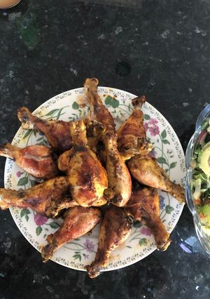A picture of Baked chicken Drumstick.