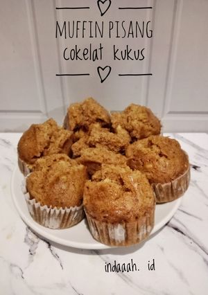 Foto resep Muffin Pisang Cokelat Kukus
