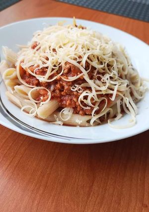 Bolognai penne 🍅 recept fotója