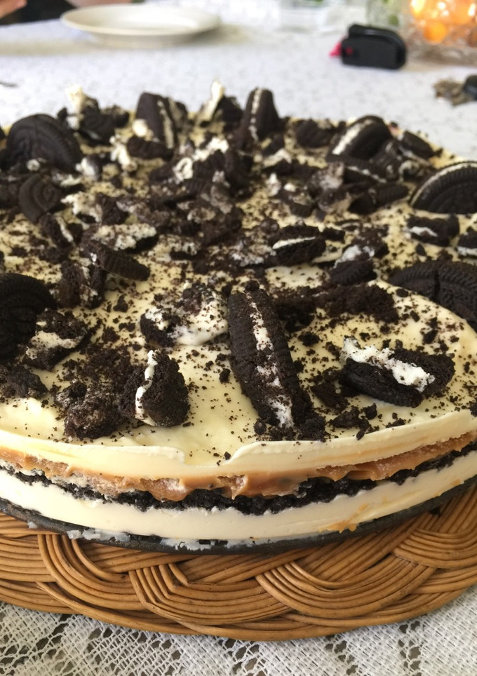 Una foto de Torta oreo helada