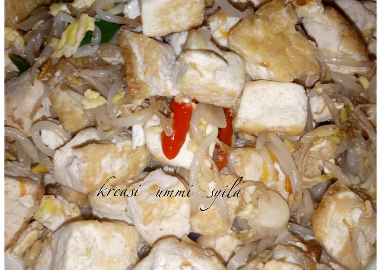 Resep Tumis 3T (Tahu, telur dan toge) oleh Kreasi ummi syila - Cookpad