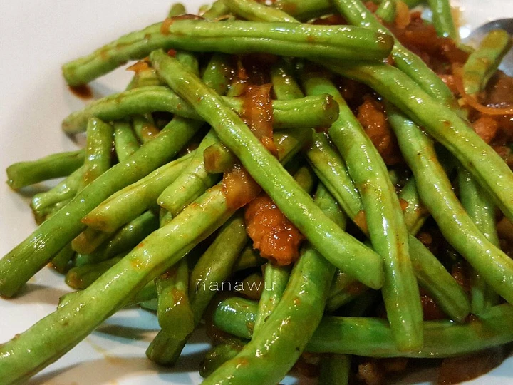 Langkah Gampang Membikin Resep  Tumis Baby Buncis Daging Cincang yang Menggugah Selera, Bikin Ketagihan