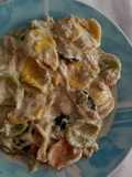 Pasta arcobaleno con atún