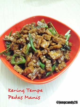 Cara Gampang Menyiapkan Resep 71.Kering Tempe pedas manis yang Lezat Sekali Anti Ribet, Uenak Banget