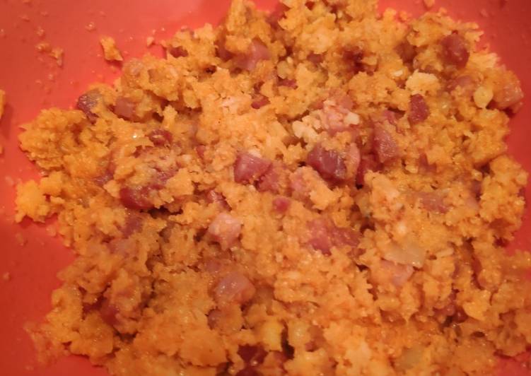 Migas de coliflor en Thermomix